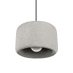 Подвесной светильник с цилиндрическим фактурным абажуром Sergey Makhno варинант исполнения - 1 | Loft Concept в Перми