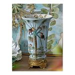 Ваза из фарфора с бронзовыми элементами Tropical Garden варинант исполнения - 6 | Loft Concept в Перми