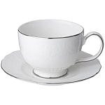 Чайный набор белый из фарфора на 6 персон 12 предметов 280 мл Garden Whisper Porcelain Set  варинант исполнения - 1 | Loft Concept в Перми