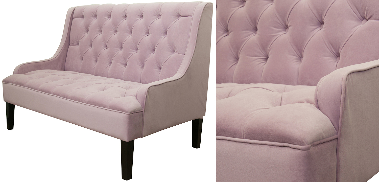 Диван Folket Sofa velour pink Диван Folket Sofa velour pink - Loft-Concept в Перми