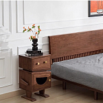 Тумбочка прикроватная с ящиком и дверцей Робот Robot Desk варинант исполнения - 8 | Loft Concept в Перми