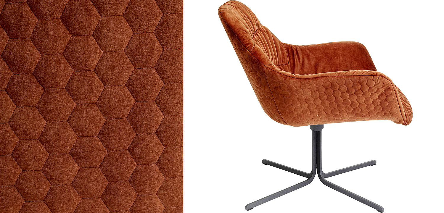 Кресло вращающееся Cinnamon Honeycomb - Loft-Concept в Перми