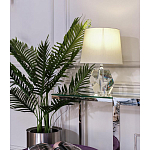 Настольная лампа с кремовым абажуром на граненном основании Crystal Facets варинант исполнения - 1 | Loft Concept в Перми