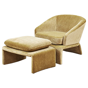 Кресло и пуф Connor Armchair