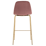 Барный стул на золотистых ножках VENDRAMIN Pink варинант исполнения - 5 | Loft Concept в Перми