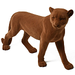 Декоративная статуэтка коричневый флок Сheetah Statuette варинант исполнения - 1 | Loft Concept в Перми