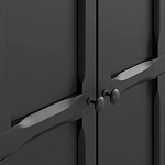 Шкаф черный Silva Black Cabinet варинант исполнения - 5 | Loft Concept в Перми