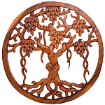 Панно из дерева Wood Panel With Trees варинант исполнения - 1 | Loft Concept в Перми