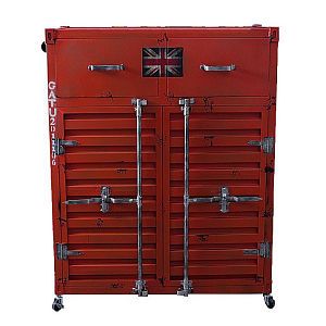 Комод Sea Container с двумя дверками и двумя ящиками