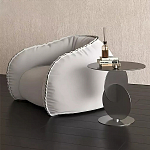 Дизайнерский журнальный стол с основанием из круглых элементов Lirod варинант исполнения - 2 | Loft Concept в Перми