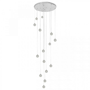 Каскадная Светодиодная Люстра Bocci 15 шаров Led Crystal Glass