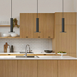 Подвесной светильник светодиодный черный Light Durability варинант исполнения - 1 | Loft Concept в Перми