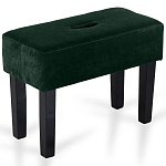 Мягкий  пуф на черных ножках Winton Pouf варинант исполнения - 5 | Loft Concept в Перми