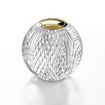 Настольная лампа с прозрачным шарообразным плафоном на цилиндрической подставке Crystal Globule варинант исполнения - 2 | Loft Concept в Перми