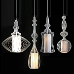 Подвесной светильник Wire Dream Pendant 2 Белый варинант исполнения - 1 | Loft Concept в Перми