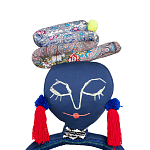 Кукла из одежды и павлопосадских платков Rusalka Blue Jeans варинант исполнения - 2 | Loft Concept в Перми