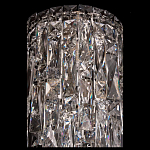 Бра с каскадом из прозрачного хрусталя и корпусом из металла цвета хром Constant Sparks варинант исполнения - 1 | Loft Concept в Перми