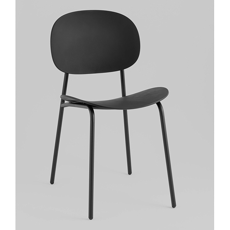 Стул Edie пластик черный Черный в Перми | Loft Concept 