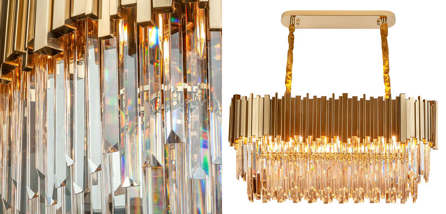 Большая многоярусная люстра Cascade Glass Metal Luxxu Chandelier 100 Большая многоярусная люстра Cascade Glass Metal Luxxu Chandelier 100 - Loft-Concept в Перми