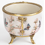 Фарфоровая чаша с бронзовыми элементами Eden Garden варинант исполнения - 3 | Loft Concept в Перми