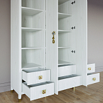 Большой шкаф с витриной Elsa Dreams White варинант исполнения - 3 | Loft Concept в Перми