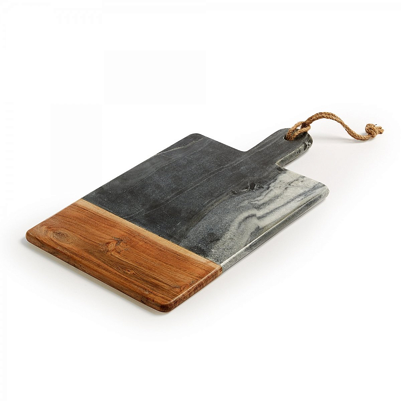 Разделочная доска Wood Strip Серый Коричневый в Перми | Loft Concept 