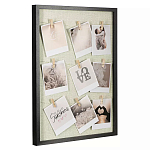 Рамка для фото с подсветкой c деревянными прищепками в комплекте Photo Backlight варинант исполнения - 1 | Loft Concept в Перми