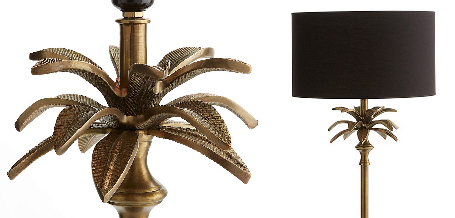 Торшер Palm Black Lampshade Торшер Palm Black Lampshade - Loft-Concept в Перми