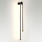 Бра черного цвета с изогнутым плафоном Luke Lampco Tracer Lamp варинант исполнения - 4 | Loft Concept в Перми