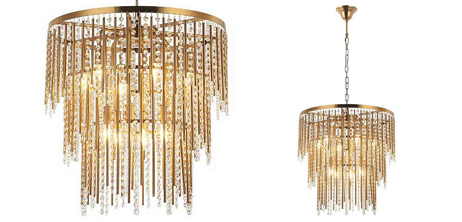 Люстра Crystal Wind Chimes Bronze Chandelier Люстра Crystal Wind Chimes Bronze Chandelier - Loft-Concept в Перми