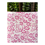 Кашпо из белого фарфора с розовым цветочным орнаментом Eden Garden варинант исполнения - 4 | Loft Concept в Перми