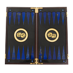 Нарды настольные из натурального камня лазурит и долерит Backgammon from Stone варинант исполнения - 2 | Loft Concept в Перми