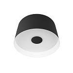 Потолочный светильник с цилиндрическим черным металлическим абажуром 20 Urban Dome варинант исполнения - 1 | Loft Concept в Перми