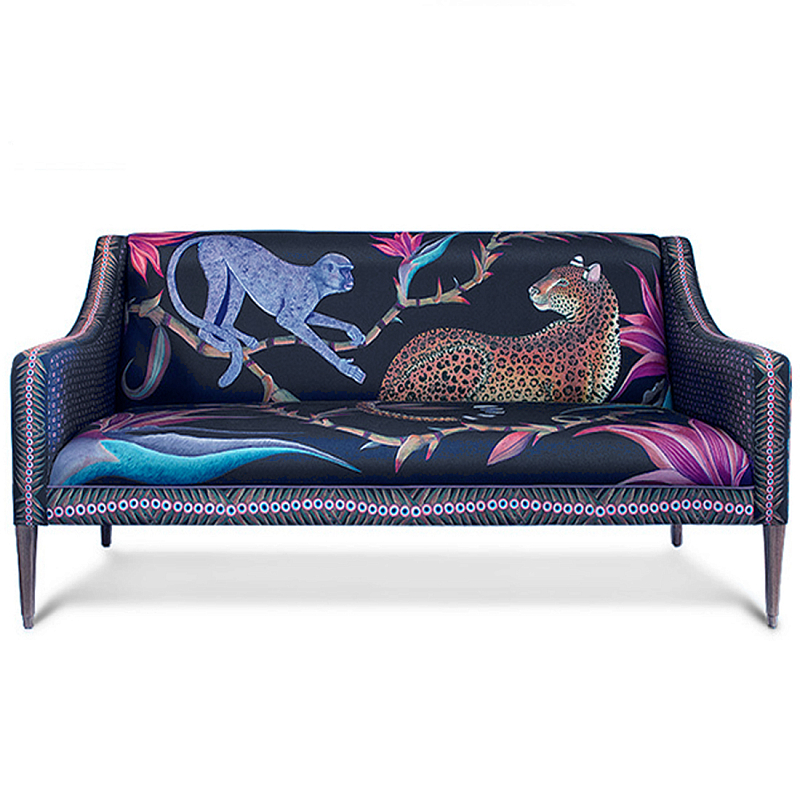 Диван ZAMBEZI Sofa Лиловый цвет Мульти Диван ZAMBEZI Sofa Лиловый цвет Мульти в Перми | Loft Concept