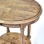 Деревянный овальный кофейный стол Margery Provence Coffee Table варинант исполнения - 4 | Loft Concept в Перми