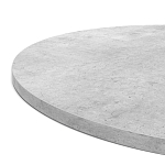 Стол обеденный с круглой светло-серой столешницей Harris Collection варинант исполнения - 5 | Loft Concept в Перми