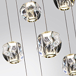 Люстра каскадня с 27-ю прозрачными шарообразными подвесами Bubbles Bocci варинант исполнения - 3 | Loft Concept в Перми