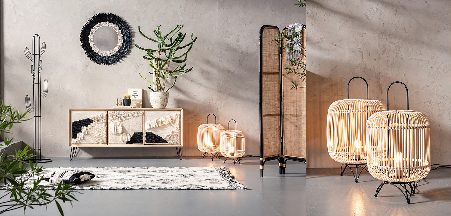 Настольная лампа Rattan Cage Настольная лампа Rattan Cage - Loft-Concept в Перми