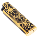 Зажигалка газовая с гравировкой Герба РФ в деревянной коробке Metal Lighters варинант исполнения - 1 | Loft Concept в Перми
