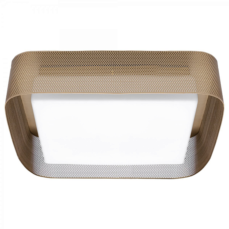 PRECISION Large Flush Mount Brass Латунь Прозрачный белый в Перми | Loft Concept 