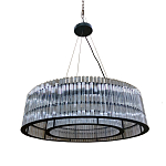 Подвесная люстра круглая Double Glass Sphere варинант исполнения - 1 | Loft Concept в Перми