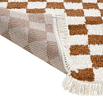 Ковер с шахматным принтом Chess Layout с эффектом шерсти варинант исполнения - 5 | Loft Concept в Перми