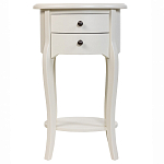 Белая тумба на фигурных ножках Shelby варинант исполнения - 1 | Loft Concept в Перми