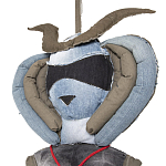 Кукла из джинсовой одежды и армейских палаток Rusalka Jeans&Tents варинант исполнения - 4 | Loft Concept в Перми