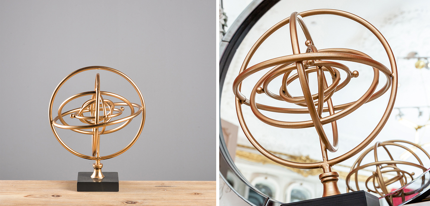 Статуэтка Sphere Sundial gold Статуэтка Sphere Sundial gold - Loft-Concept в Перми