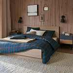 Черное матовое бра с декором под кожу Chestery варинант исполнения - 4 | Loft Concept в Перми