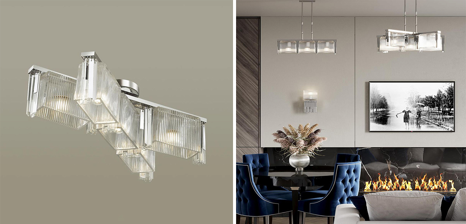 Люстра Madelen Chrome Chandelier 5 Люстра Madelen Chrome Chandelier 5 - Loft-Concept в Перми