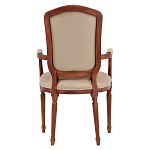 Стул с подлокотниками из натурального бука бежевый Solid Luxury варинант исполнения - 3 | Loft Concept в Перми