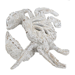 Статуэтка краб с детализированной текстурой в белом цвете Marine Accessories варинант исполнения - 2 | Loft Concept в Перми