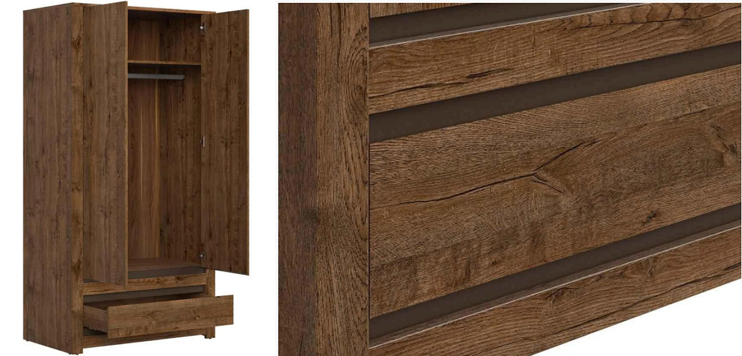 Шкаф Helga Wardrobe две двери Шкаф Helga Wardrobe две двери - Loft-Concept в Перми